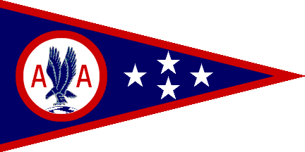 [American Airlines pennant]
