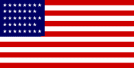 [U.S. 38 star Army post flag]