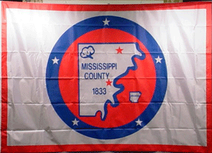 [flag of Mississippi County, Arkansas]