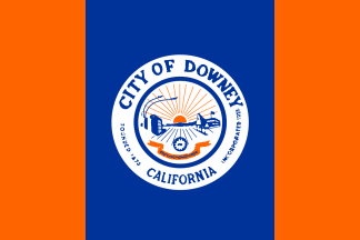[Downey, California flag]