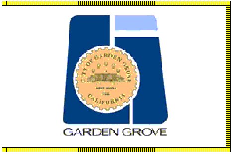 [Variant flag of Garden Grove, California]