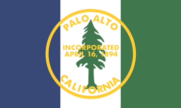 [flag of Palo Alto, California]