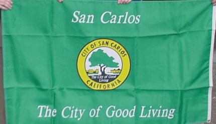 [flag of San Carlos, California]