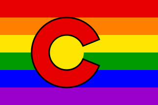 [Colorado LGBT flag]