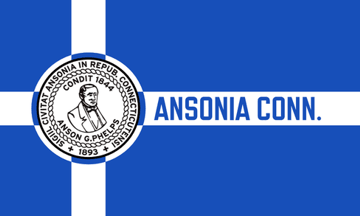 [flag of Ansonia, Connecticut]