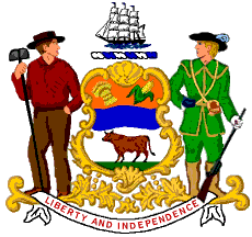 [Coat of Arms of Delaware]