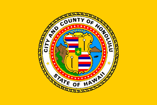 [Flag of Honolulu, Hawaii]