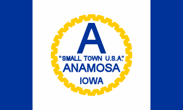 [Flag of Anamosa, Iowa]