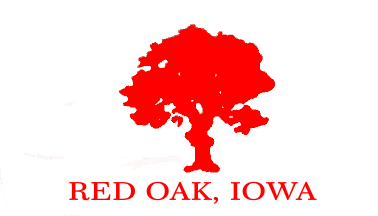 [Flag of Red Oak, Iowa]