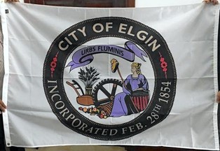 [Elgin, Illinois flag]