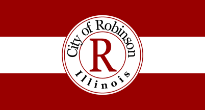 [Robinson, Illinois flag]