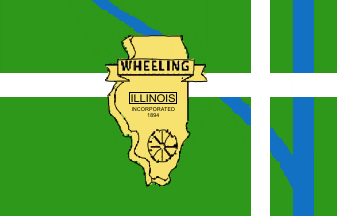 [Wheeling, Illinois flag]