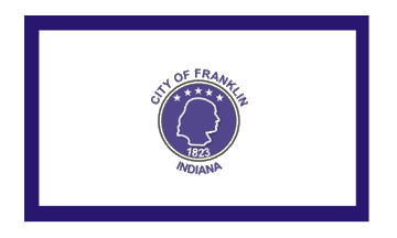 [Flag of Franklin, Indiana]