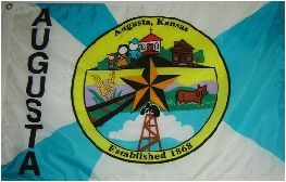[Flag of Augusta, Kansas]