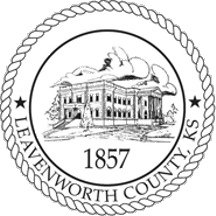 [seal of Leavenworth County, Kansas flag]
