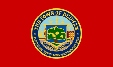 [Flag of Dedham, Massachusetts]