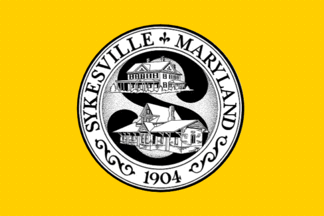 [Flag of Sykesville, Maryland]