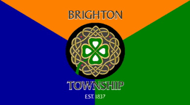[Flag of Brighton Township, Michigan]