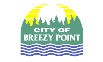 [flag of Breezy Point, Minnesota]