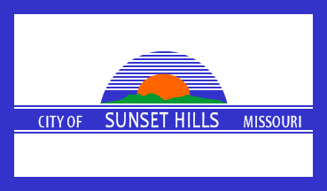 [flag of Sunset Hills, Missouri]