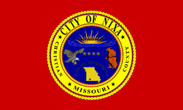 [previous flag of Nixa, Missouri]