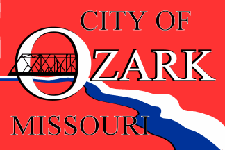 [flag of Ozark, Missouri]