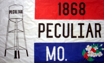 [flag of Peculiar, Missouri]
