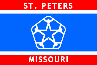 [flag of St. Peters, Missouri]