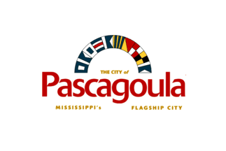 [flag of Pascagoula, Mississippi]