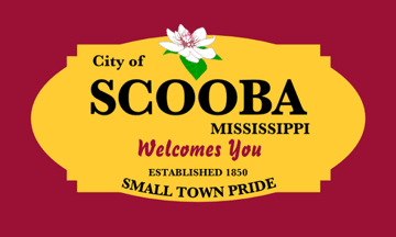 [flag of Scooba, Mississippi]