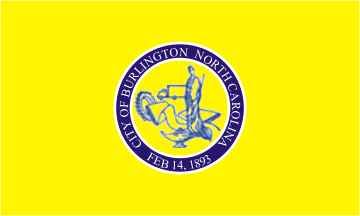 [flag of Burlington, North Carolina]