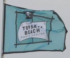 [Flag of Topsail Beach, North Carolina]