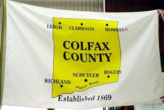 [Flag of Colfax County, Nebraska]