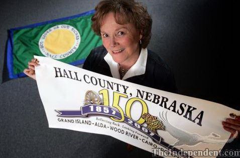 [Flag of Hall County, Nebraska]