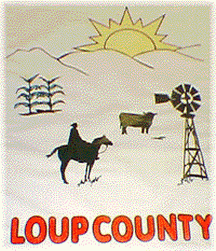 [Flag of Loup County, Nebraska]