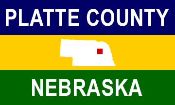 [Flag of Platte County, Nebraska]