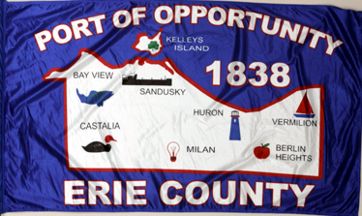 [Flag of Erie County, Ohio]