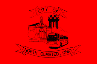 [Flag of North Ohmstead, Ohio]