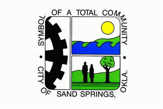 [flag of Sand Springs, Oklahoma]