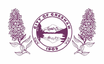[Flag of Gresham, Oregon]