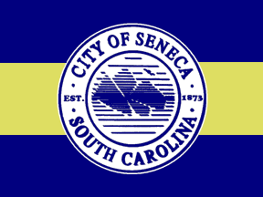 [Flag of Seneca, South Carolina]