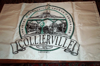 [Flag of Collierville, Tennessee]