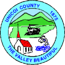 [Flag of Unicoi County, Tennessee]
