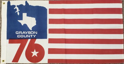 [County American Revolution Bicentennial Flag]