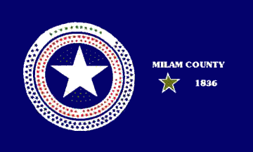 [Flag of Milam County, Texas]