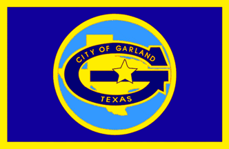 [Flag of the City of Garland, Texas]
