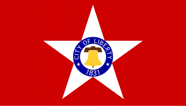 [Flag of Liberty, Texas]