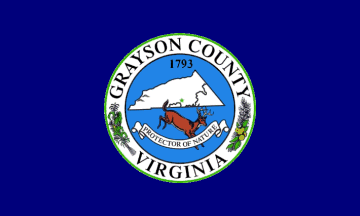 [Flag of Grayson County, Virginia]