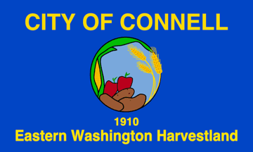 [Flag of Connell, Washington]
