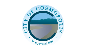 [Flag of Cosmopolis Washington]
